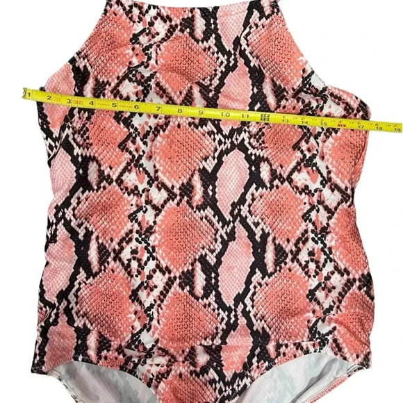 🔥🔥🔥🔥SALE🔥🔥🔥🔥Ekouaer NWOT Halter High Neck One Piece Swimsuit Size XXL - Picture 10 of 12